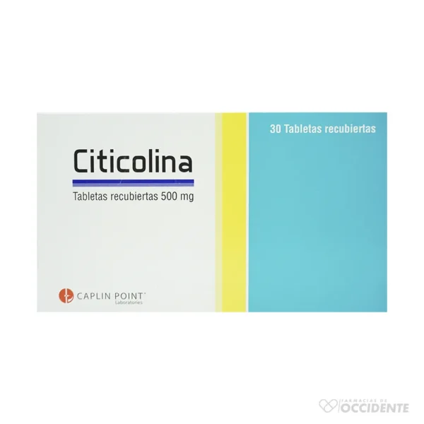 CITICOLINA 500MG TABLETAS X 30. CAPLIN POINT