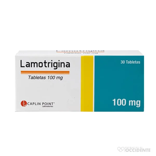 *LAMOTRIGINA 100MG TABLETAS X 30. CAPLIN POINT