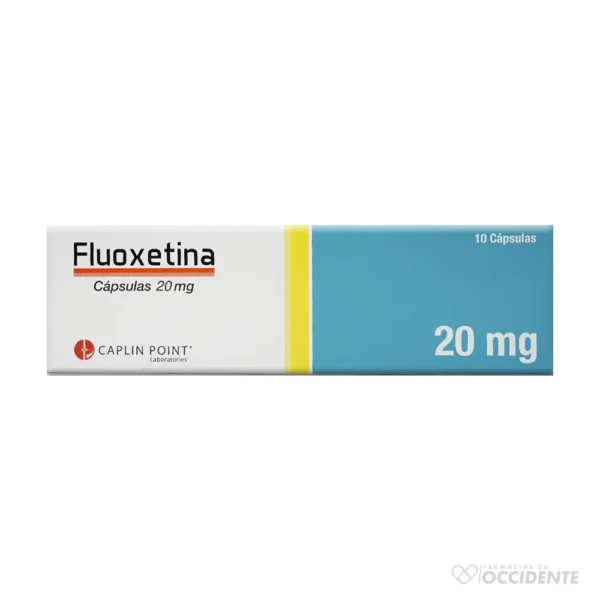 FLUOXETINA 20MG CAPSULAS X 10. CAPLIN POINT