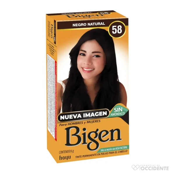 BIGEN TINTE 58 NEGRO NATURAL