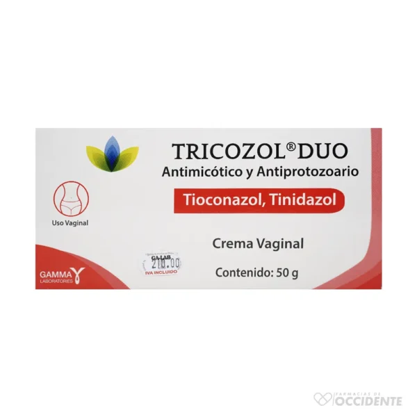 TRICOZOL DUO CREMA VAGINAL X 50GRS