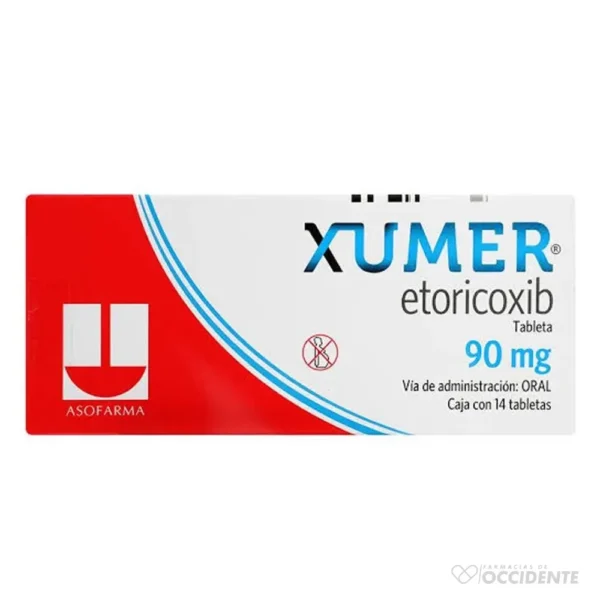 XUMER COMPRIMIDOS 90MG X 14