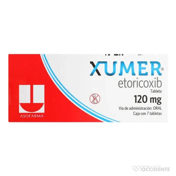 XUMER COMPRIMIDOS 120MG X 14