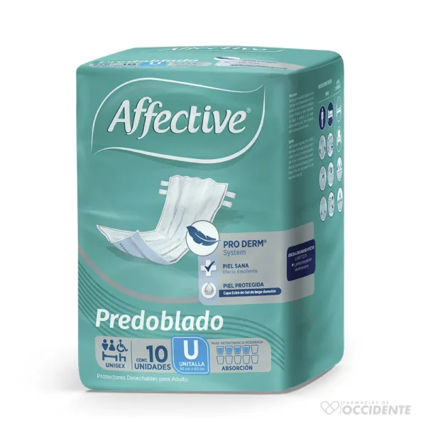 AFFECTIVE PREDOBLADO ADULTO X 1 (BOLSA 10 UNIDADES)