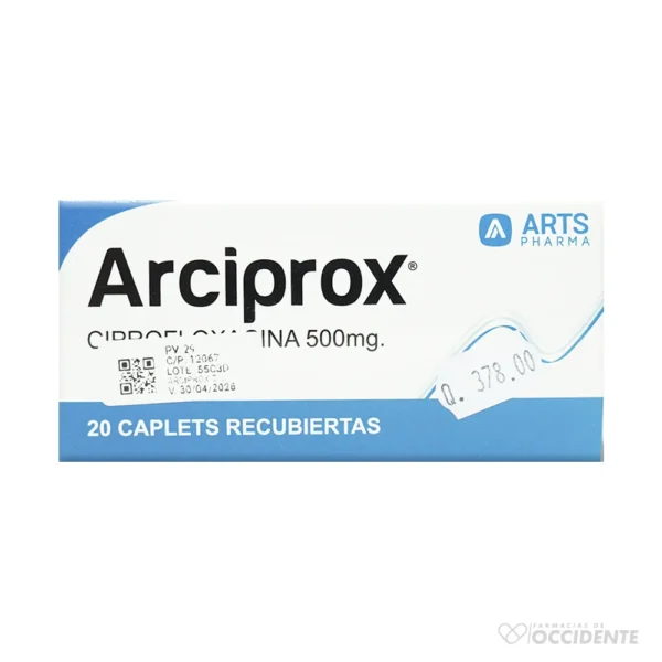 ARCIPROX CAPLETS 500MG X 20