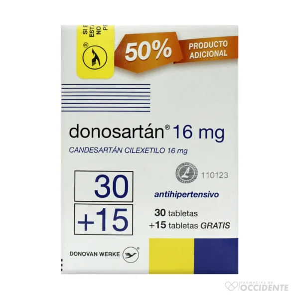 DONOSARTAN TABLETAS 16MG X 30