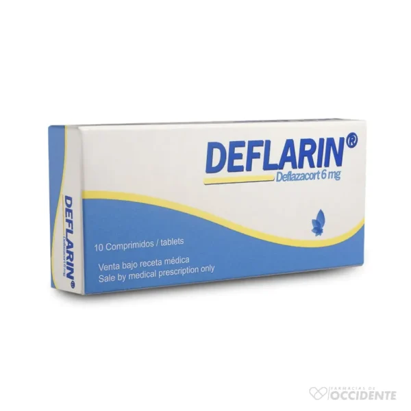 DEFLARIN COMPRIMIDOS 6MG X 10