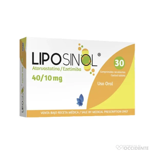 LIPOSINOL COMPRIMIDOS 40/10MG X 30