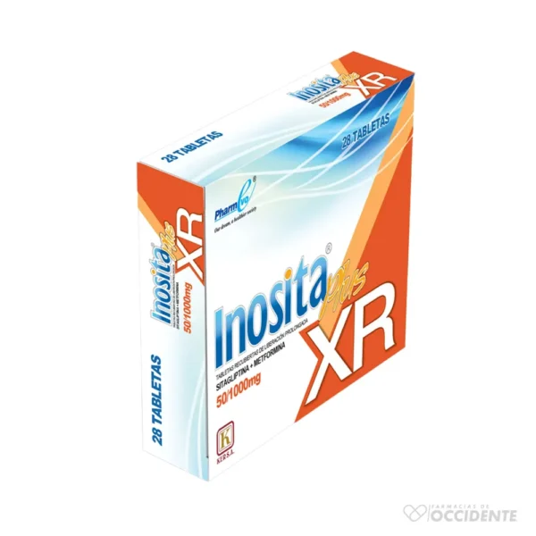 INOSITA PLUS XR TABLETAS 50MG/1000MG X 28