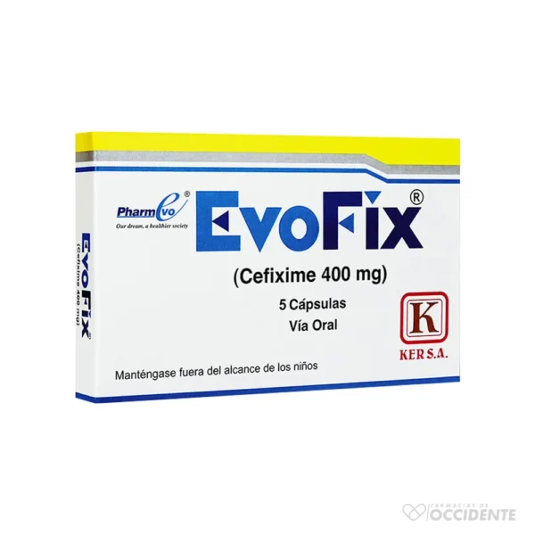 EVOFIX CAPSULAS 400MG X 1 (CAJA DE 10 UNIDADES)