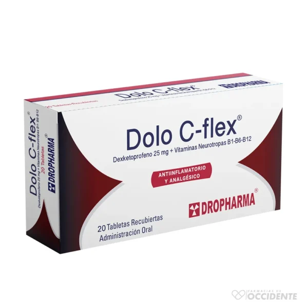 DOLO C-FLEX TABLETAS X 10 (CAJA 20 UNIDADES )