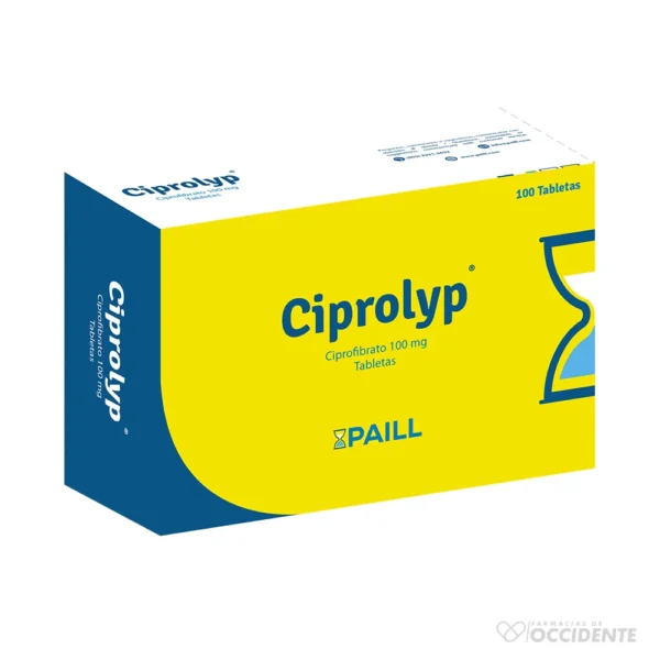 CIPROLYP TABLETAS 100MG X 10 (CAJA DE 10 BLISTER)