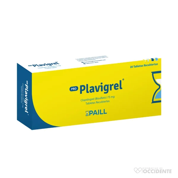 PLAVIGREL TABLETAS 75MG X 20