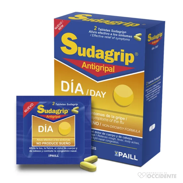 SUDAGRIP DIA TABLETAS X 2 (CAJA DE 25 SobreS)