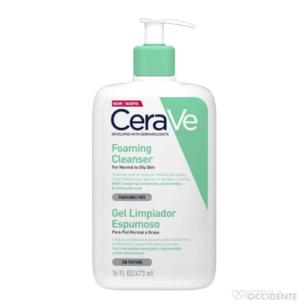 CERAVE GEL LIMPIADOR ESPUSOMO X 473ML