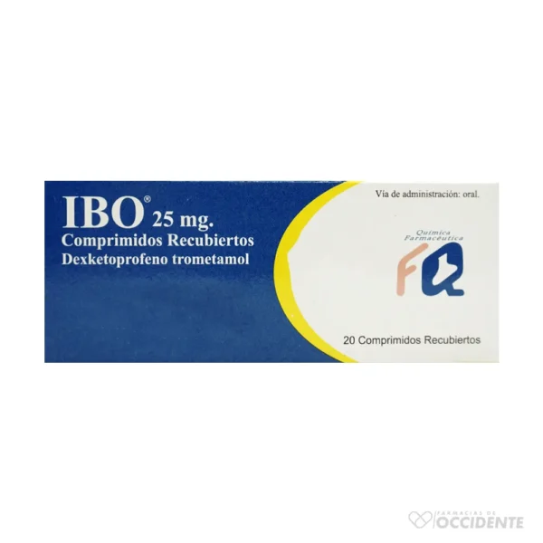 IBO 25MG COMPRIMIDOS REC X 10 (CAJA DE 2 BLISTER)