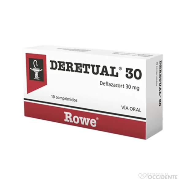 DERETUAL COMPRIMIDOS 30MG X 10