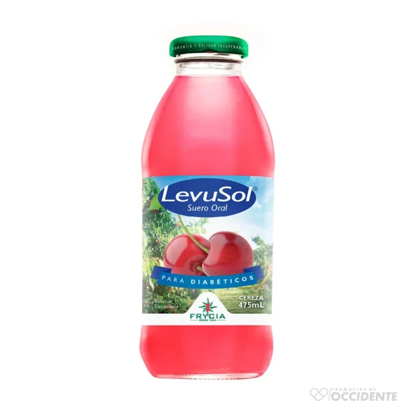 LEVUSOL SOL ORAL P/DIAB CEREZA X 475 ML VIDRIO