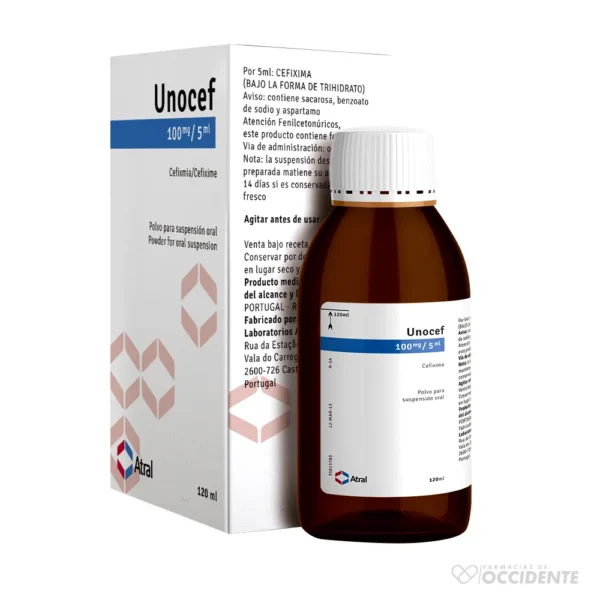 UNOCEF SUSPENSION 100MG/5ML X 60ML