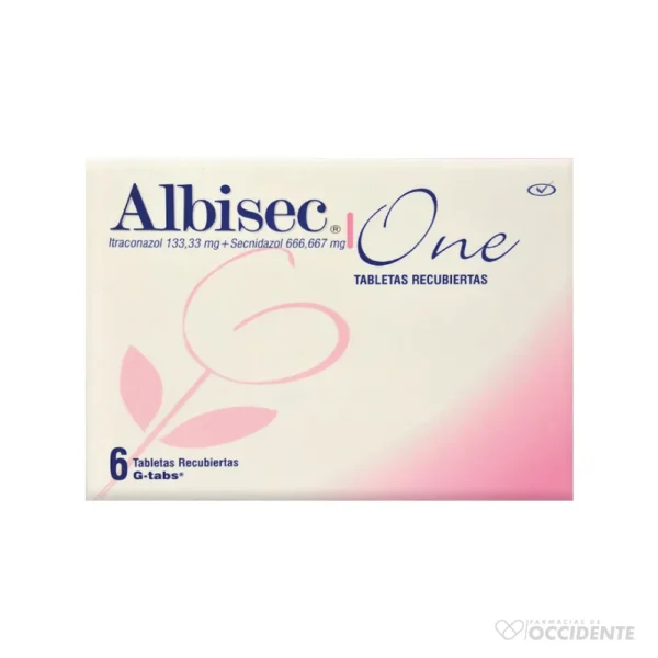 ALBISEC ONE TABLETAS RECUBIERTAS X 6