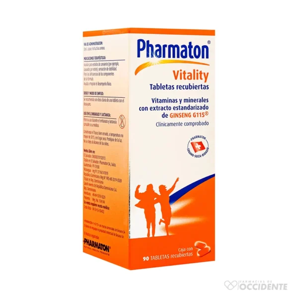 PHARMATON VITALITY CAPSULAS x 90