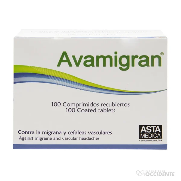 AVAMIGRAN GRAGEAS X UNIDAD CAJA DE 100