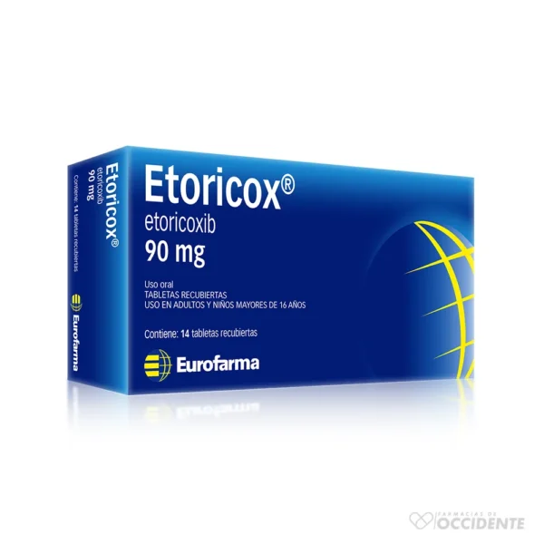 ETORICOX TABLETAS 90MG X 14