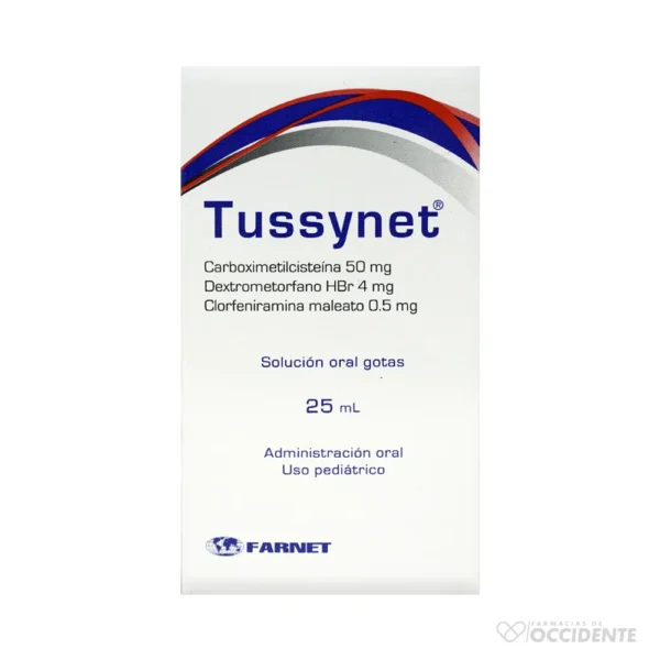 TUSSYNET GOTAS X 25ML