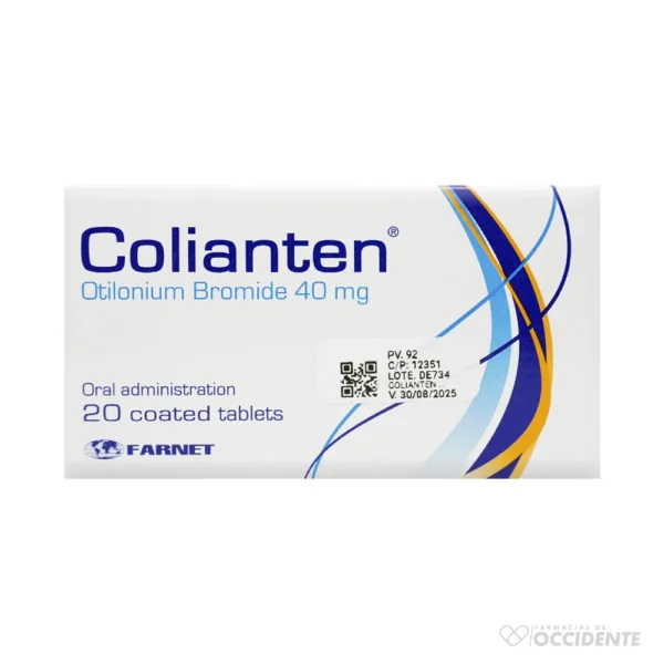 COLIANTEN TABLETAS 40MG X 20