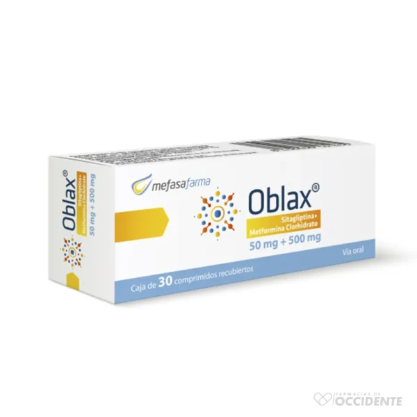 OBLAX 50/500MG X 30 COMPRIMIDOS RECUBIERTOS