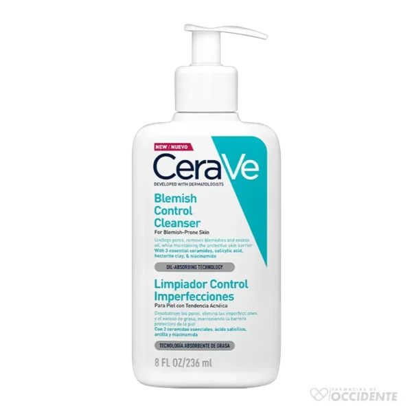 CERAVE LIMPIADOR CONTROL IMPERFECCIONES X 236ML