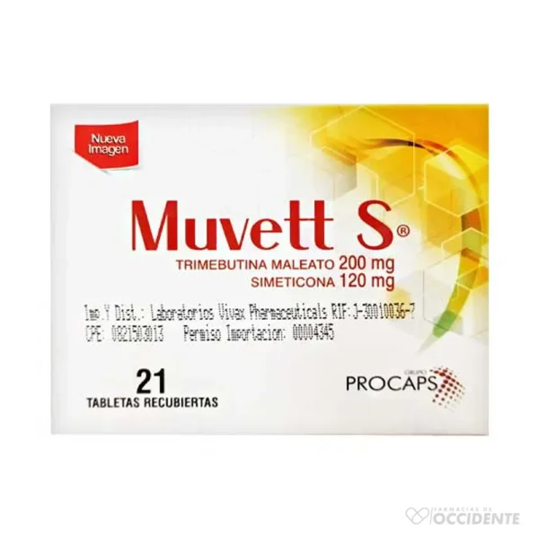 MUVETT S TABLETAS 200/120MG X 21