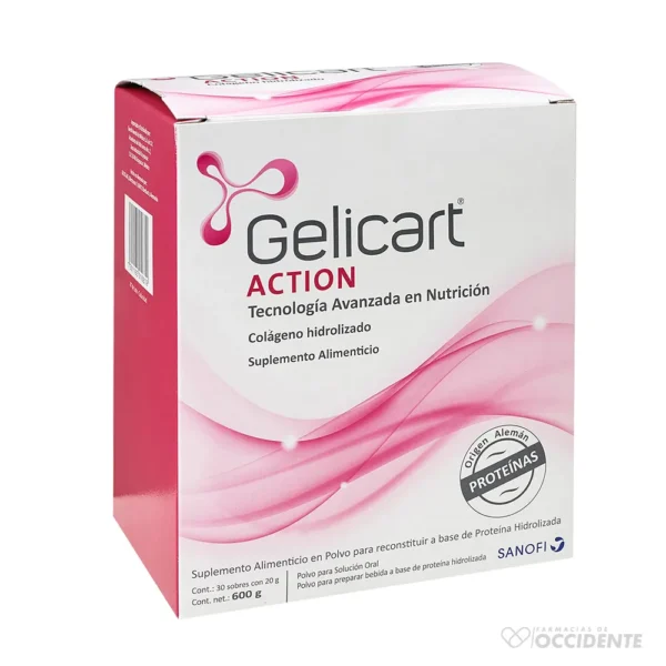 GELICART ACTION SOBRES 20G X 30