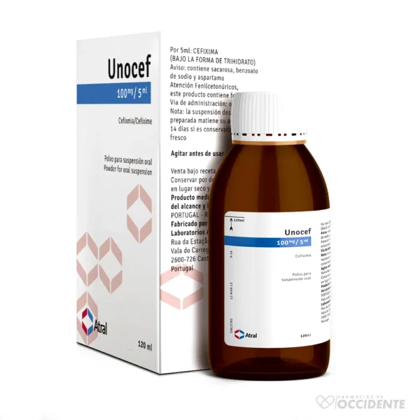 UNOCEF SUSPENSION 100MG/5ML X 120ML