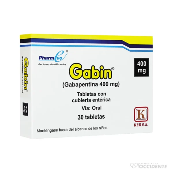 GABIN TABLETAS 400MG X 30