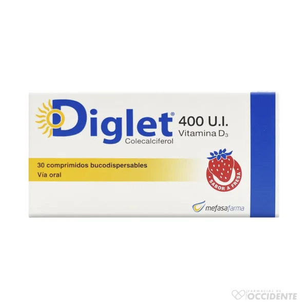 DIGLET COMPRIMIDOS 400 UI X 30