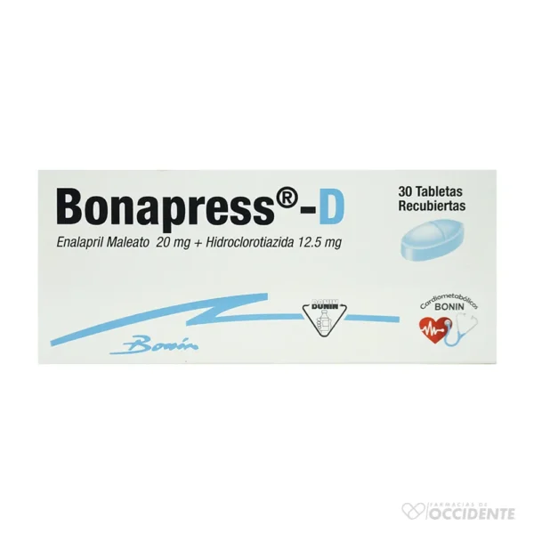 BONAPRESS D X 30 TABLETAS