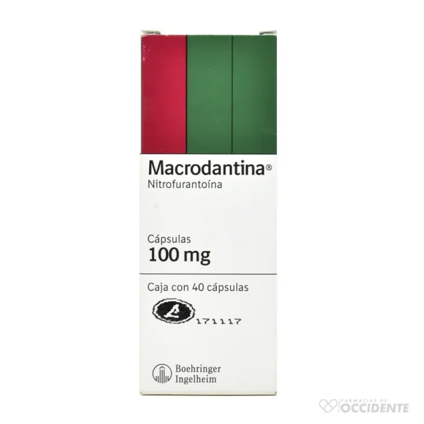 MACRODANTINA CAPSULAS 100MG X 40