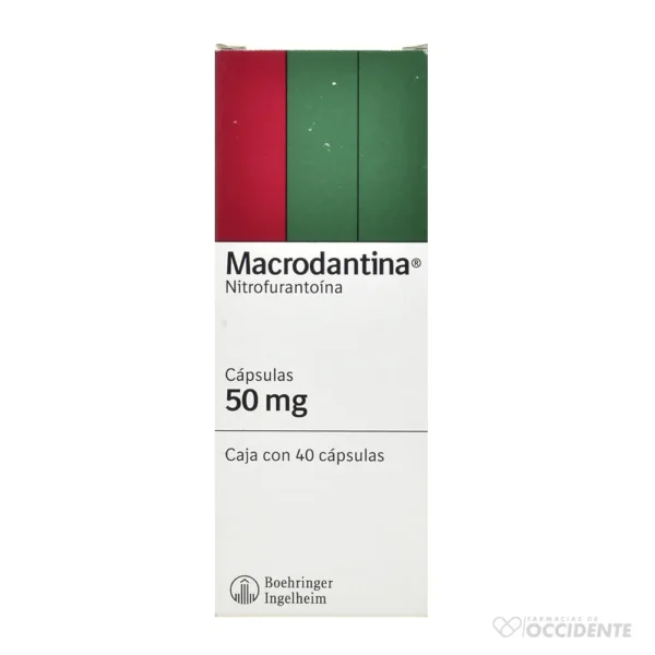 MACRODANTINA CAPSULAS 50MG X 40