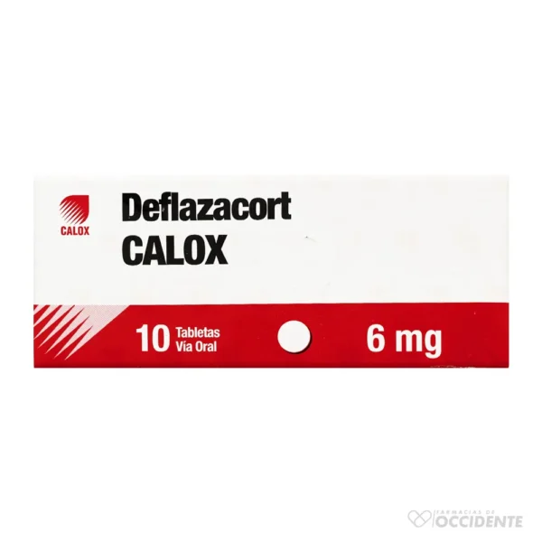 DEFLAZACORT CALOX TABLETAS 6MG X 10