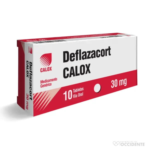 DEFLAZACORT CALOX TABLETAS 30MG X 10