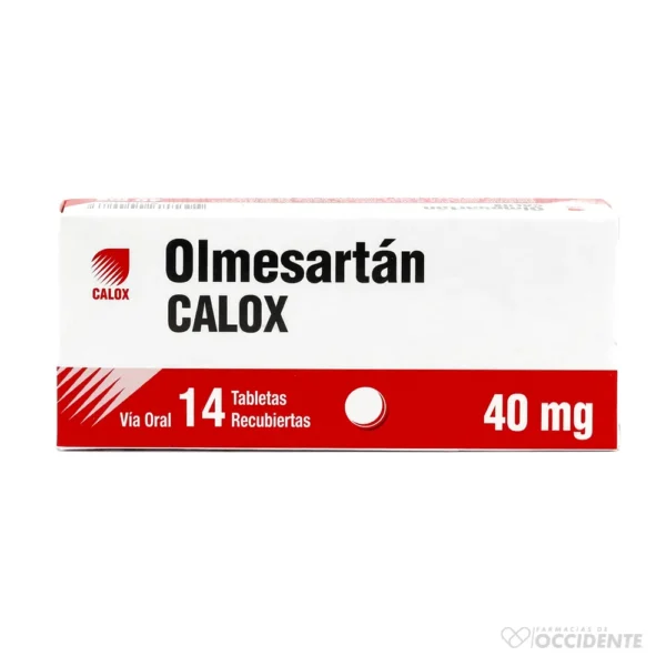 OLMESARTAN CALOX TABLETAS 40MG X 14