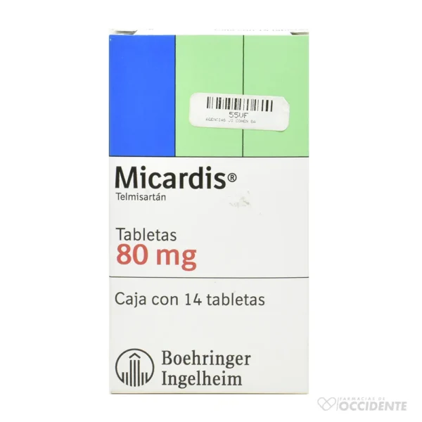 MICARDIS TABLETAS 80MG X 14