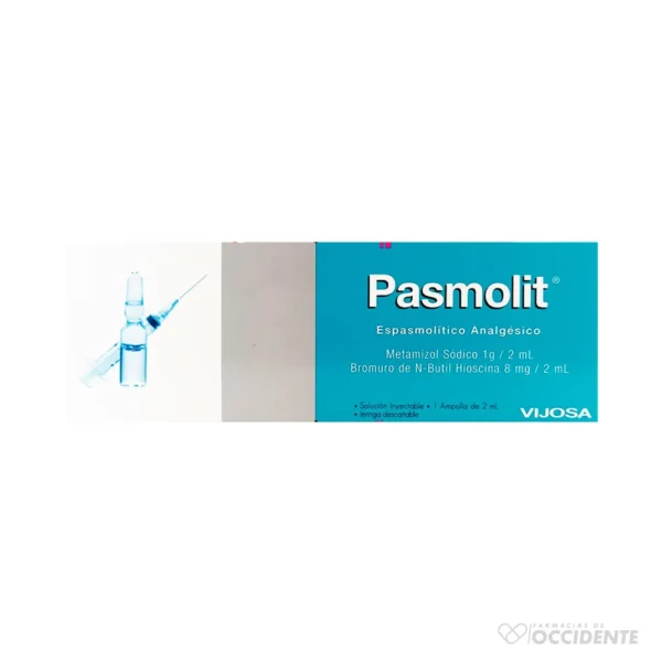 PASMOLIT SOL INY AMPOLLA 2ML X 1