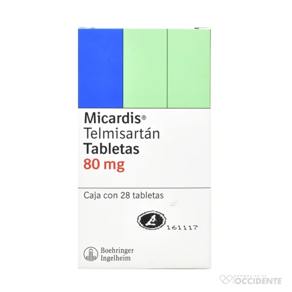 MICARDIS TABLETAS 80MG X 28