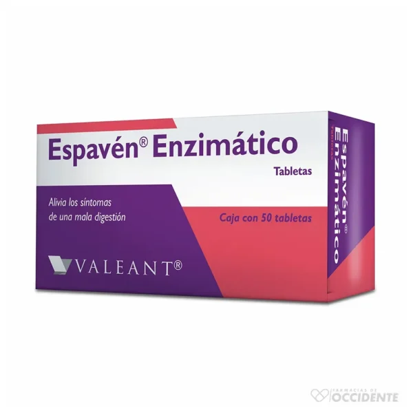 ESPAVEN ENZIMATICO GRAGEAS x 10 (CAJA DE 5 BLISTER)