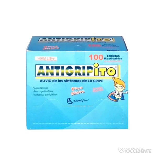 ANTIGRIPITO DISP. X 4 (CAJA DE 25 SOBRES)