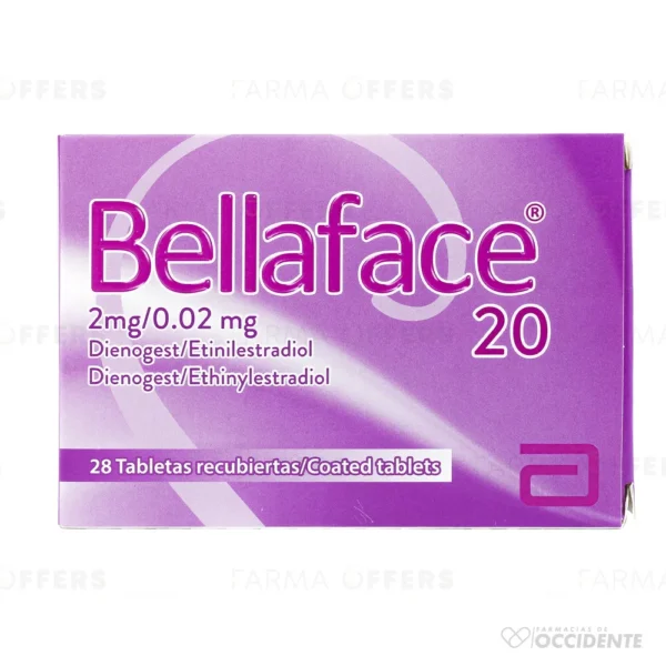 BELLAFACE 20 TABLETAS RECUBIERTAS 20MG X 28