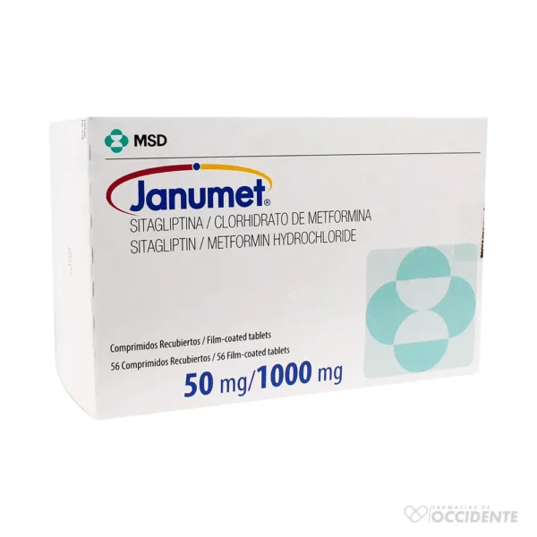 JANUMET XR TABLETAS 50/1000MG X 56