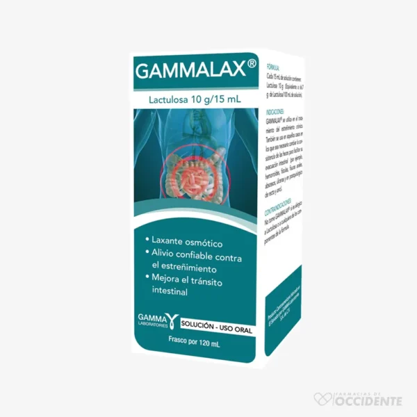 GAMMALAX SOLUCION FRASCO 10G/15ML X 120ML